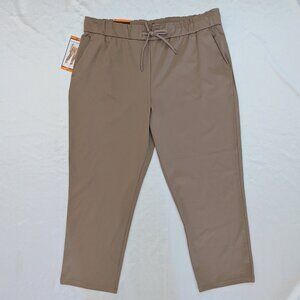 New Hilary Radley Women's Put on Pants with‎ two Pockets XXL Brown